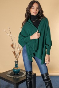 A chic wool blend cardigan,Green,Aimelia BR2709
