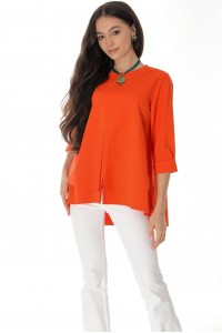 Oversized casual top in Orange Aimelia BR2755