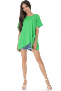 Casual top, Aimelia Br2460 in Green ,with pockets.