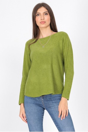 Classic soft sweater, Lime, Roh BR2822