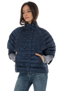 Short casual jacket with pockets  Navy JR666