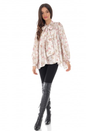Gorgeous oversized satin shirt, Aimelia - BR2261