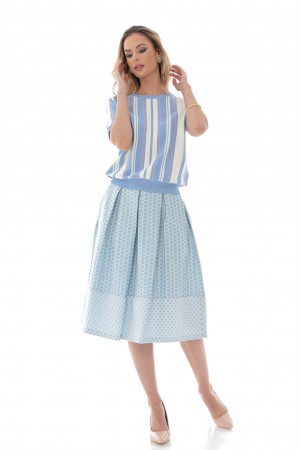 Chic striped top in pastel shades - Aimelia - BR2404