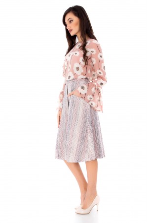 Elegant midi skirt by Aimelia-FR361