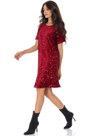 Rochie de searÃ„Æ’ A line cu paiete Grena Aimelia DR4803