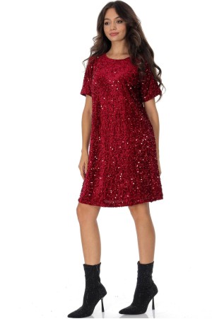 Rochie de searÃ„Æ’ A line cu paiete Grena Aimelia DR4803
