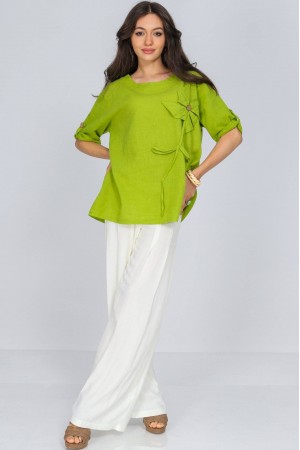 Oversized top Aimelia BR2771 Lime in linen