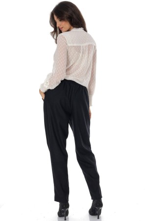 Casual trousers with pockets in Black Aimelia TR568