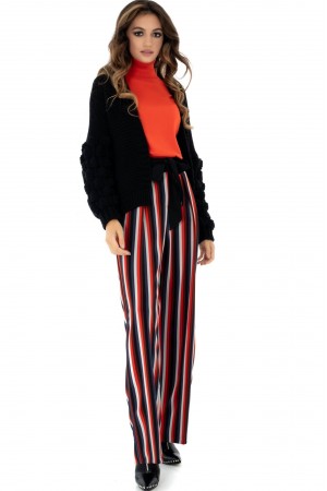 Smart striped trousers by Closet London - TR287 - Aimelia